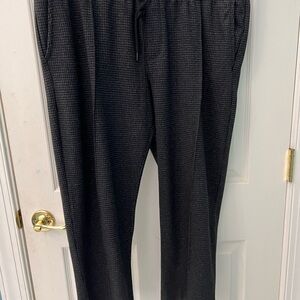 Liverpool Black Elastic Waistband Dress Pants Tapered Fit